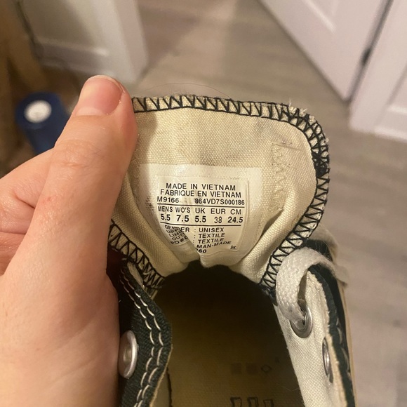 👟 Vintage Black Converse Chuck Taylor All Star Low Top (US 7.5 women’s/Eur38)👟 - Picture 3 of 8